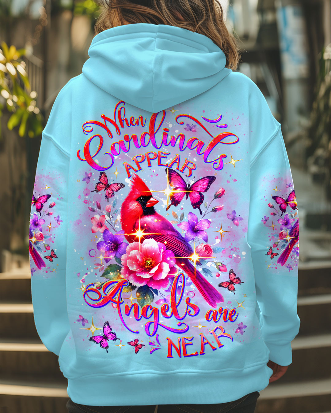 When Cardinals Appear Angels Are Near Women's All Over Print Shirt - Yhdu0201251