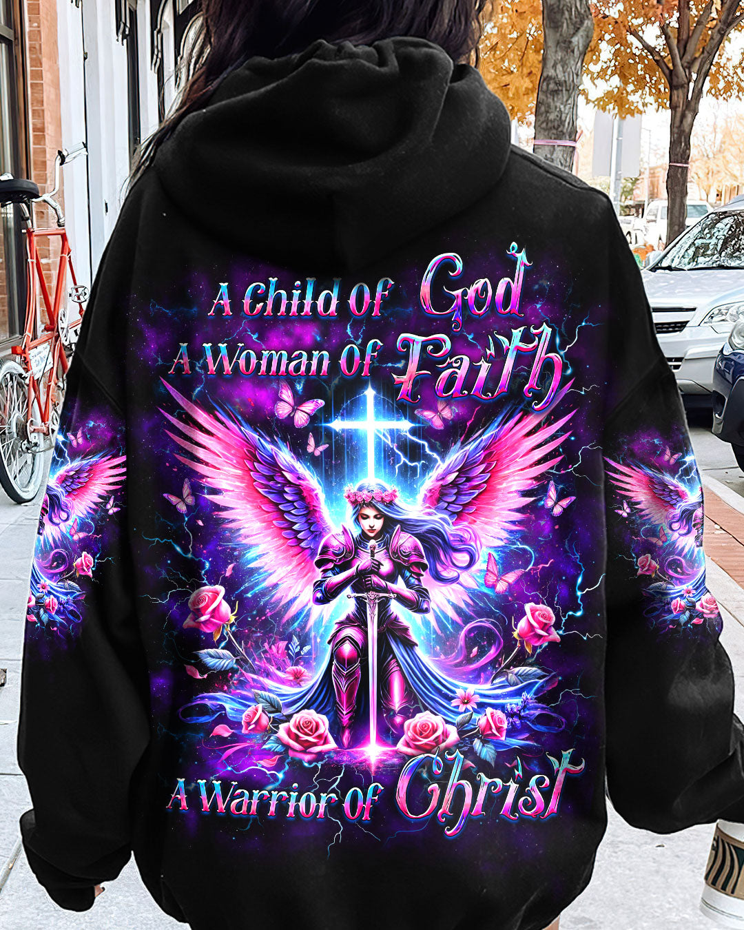 A Child Of God A Woman Of Faith Women's All Over Print Shirt - Yhdu1112242