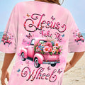 Jesus Take The Wheel Women's All Over Print Shirt - Yhdu1904254