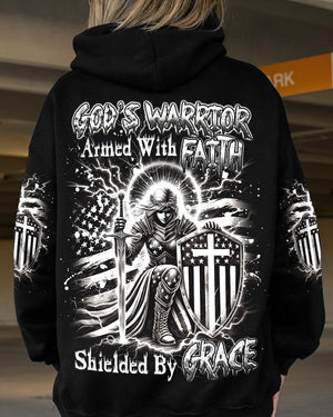 God's Warrior Women's All Over Print Shirt - Yhdu1902253