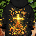 When God Steps In Miracles Happen Women's All Over Print Shirt - Yhdu1909243