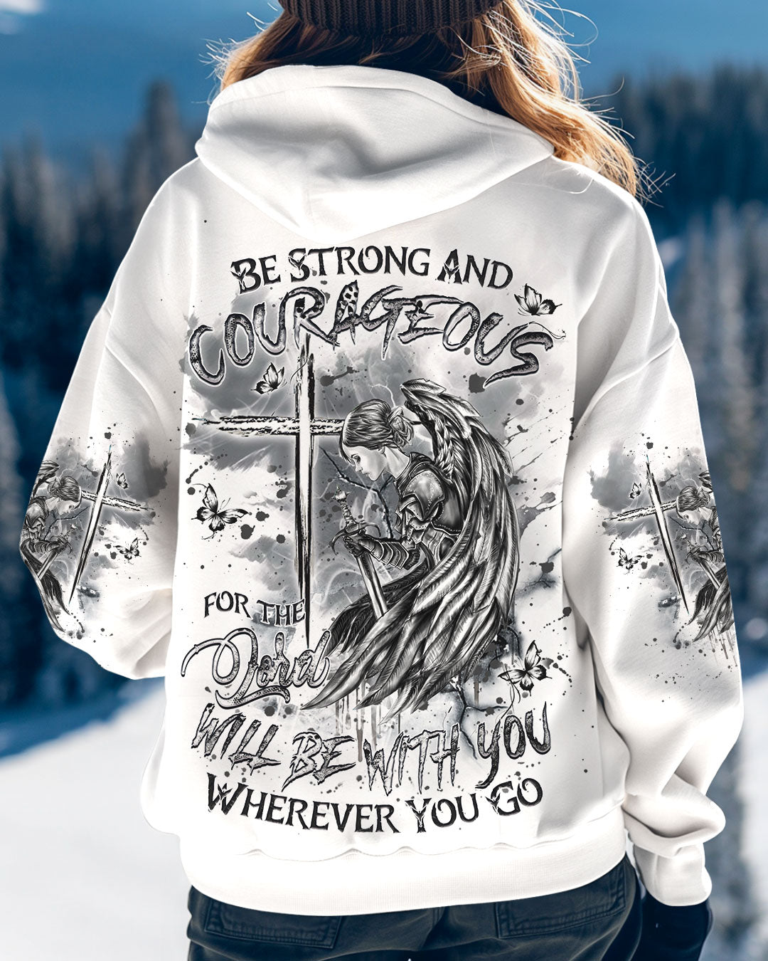 Be Strong And Courageous Women's All Over Print Shirt - Yhdu3009243