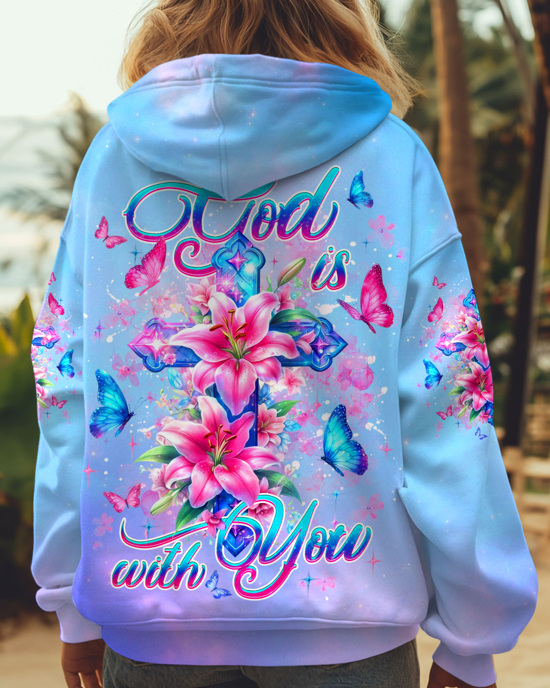 God Is With You Women's All Over Print Shirt - Yhdu0601253