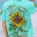 With God All Things Are Possible Women's All Over Print Shirt - Yhdu1907234