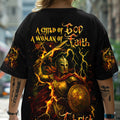 A Child Of God A Woman Of Faith Women's All Over Print Shirt - Yhdu2204253