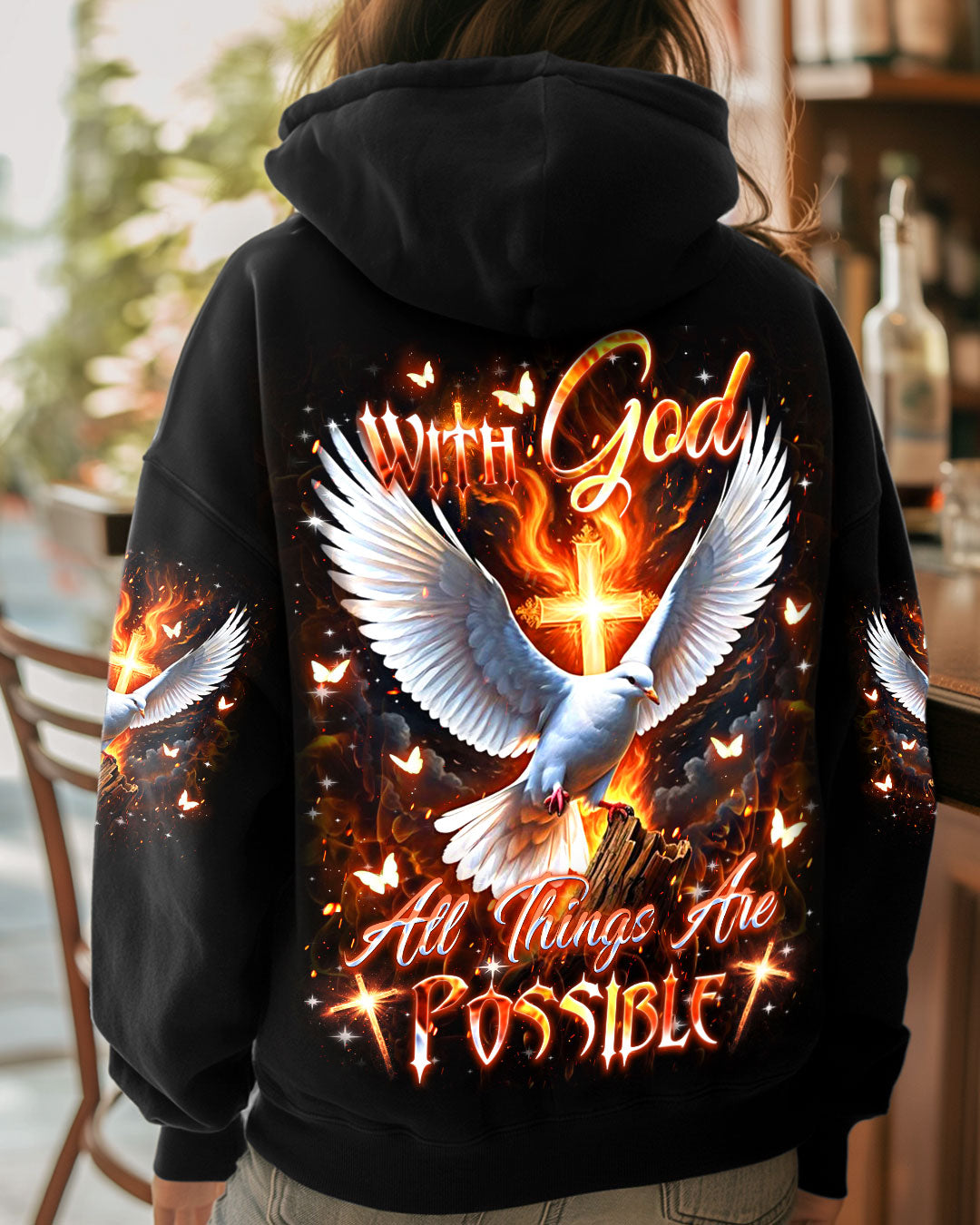 With God All Things Are Possible Women's All Over Print Shirt - Yhdu2502253