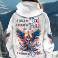 A Child Of God A Woman Of Faith Women's All Over Print Shirt - Yhdu1610242