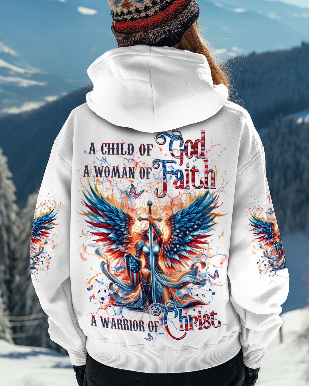 A Child Of God A Woman Of Faith Women's All Over Print Shirt - Yhdu1610242