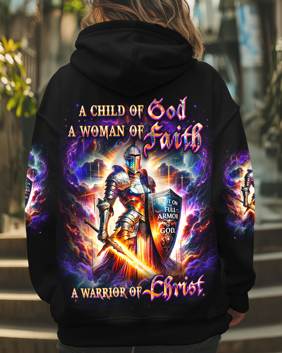A Child Of God A Woman Of Faith Women's All Over Print Shirt - Yhdu0503252