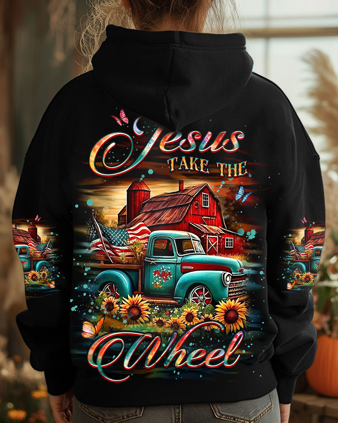 Jesus Take The Wheel Women's All Over Print Shirt - Yhdu2808241