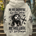 By His Sacrifice We Are Saved Women's All Over Print Shirt - Yhdu0502254
