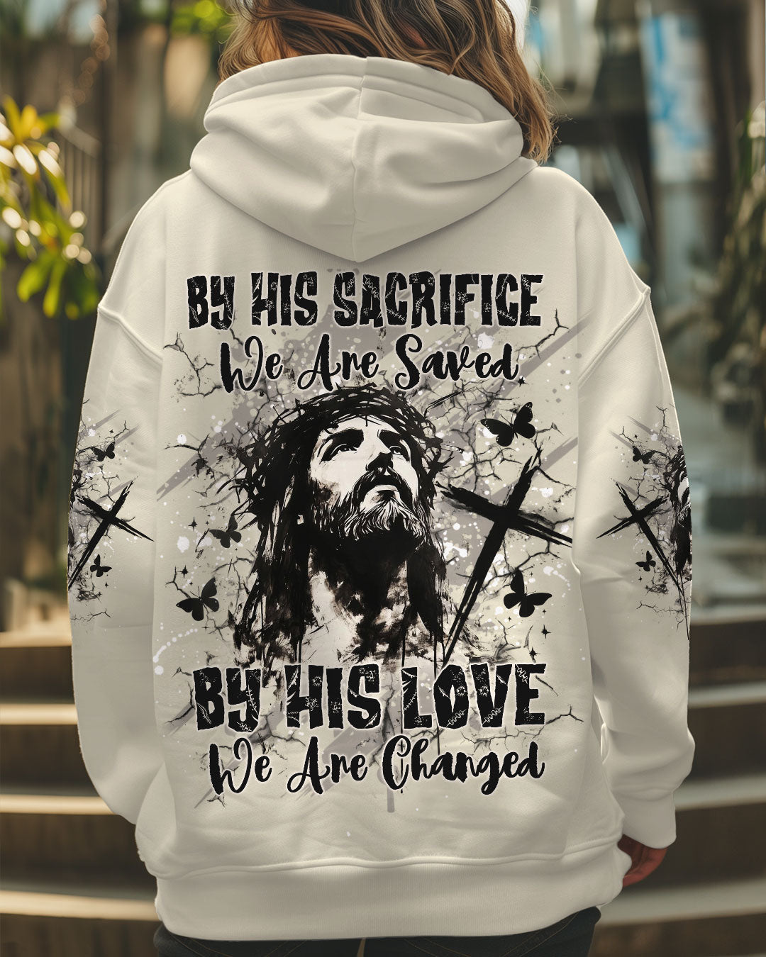 By His Sacrifice We Are Saved Women's All Over Print Shirt - Yhdu0502254