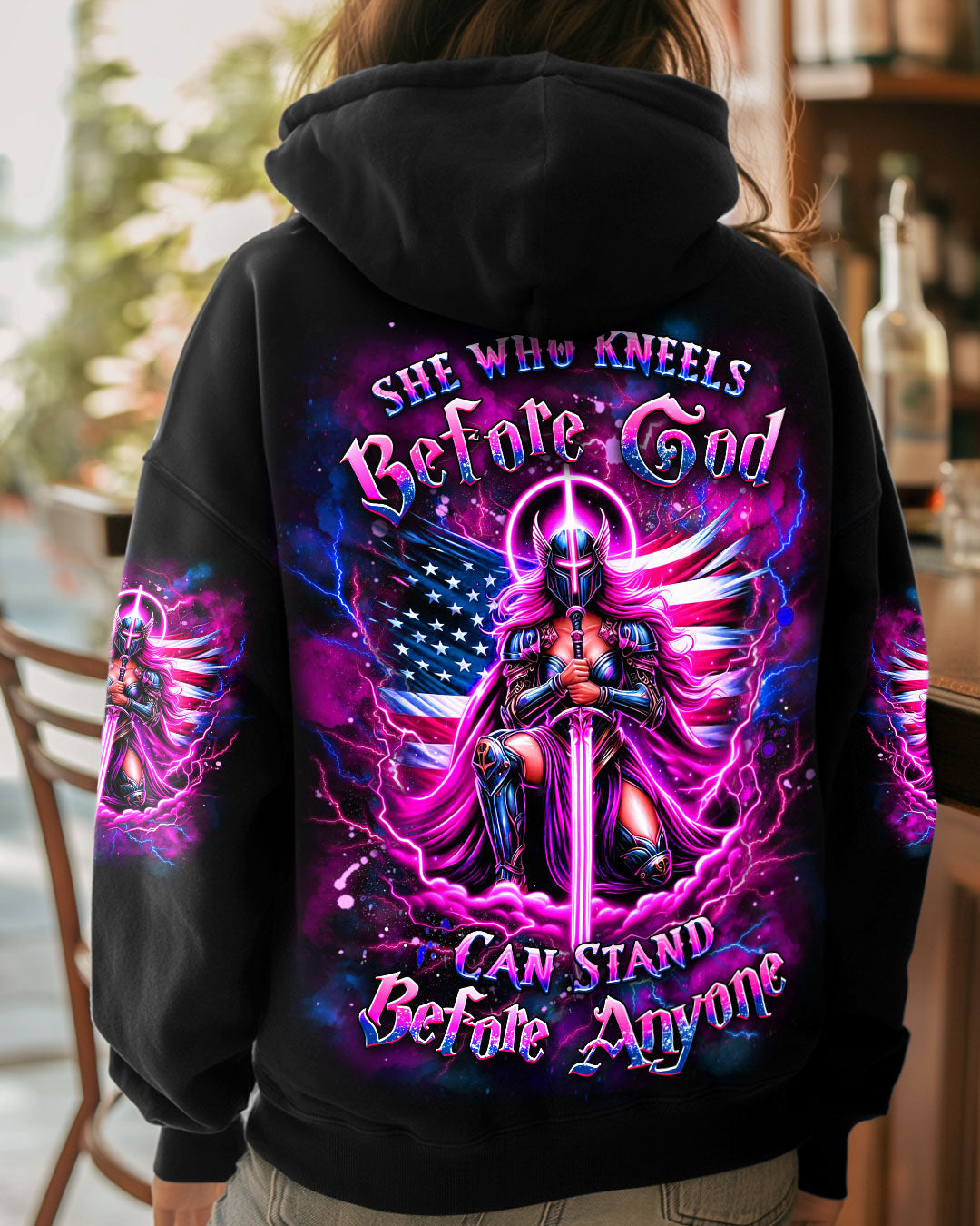 She Who Kneels Before God Women's All Over Print Shirt - Yhdu0512242