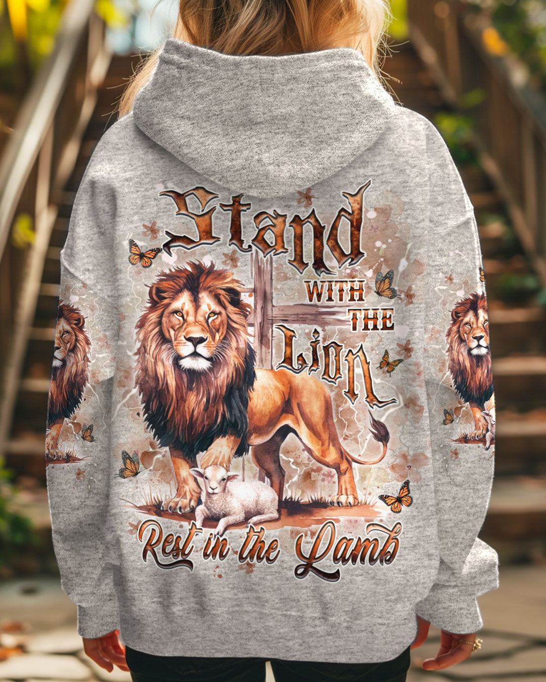 Stand With The Lion Rest In The Lamb Women's All Over Print Shirt - Yhdu0403253