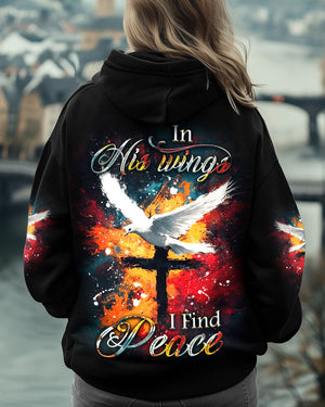 In His Wings I Find Peace Women's All Over Print Shirt - Yhdu1202253