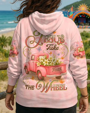 Jesus Take The Wheel Women's All Over Print Shirt - Yhdu2406253