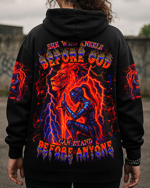 She Who Kneels Before God Women's All Over Print Shirt - Yhdu1607254