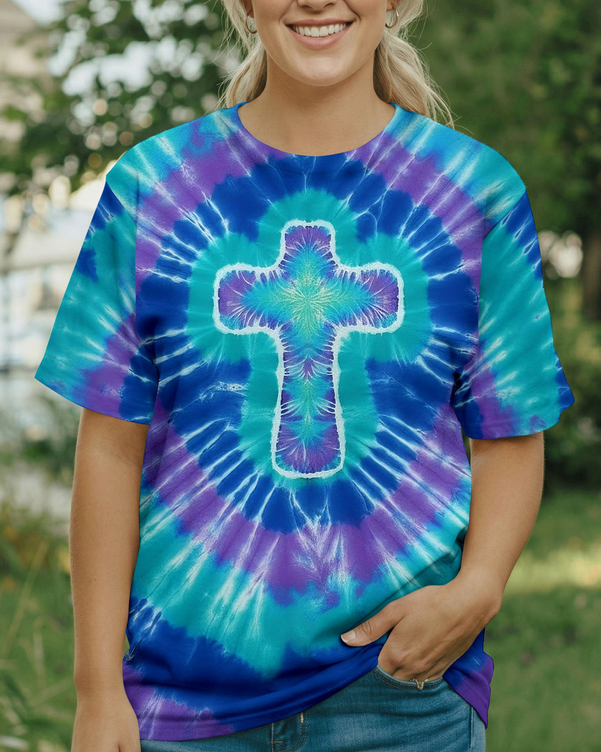 Aura of Grace Cross Women's All Over Print Shirt - Yhln3112253
