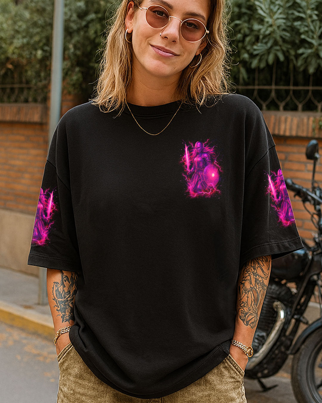 Walking In Faith Warrior Women's All Over Print Shirt - Tlnz1507253