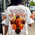 I Am The Storm Rose Cross Women's All Over Print Shirt - Tlnz1907234