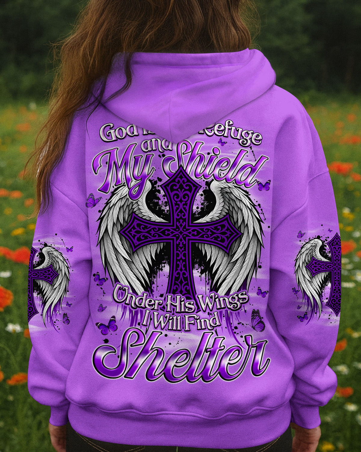 God Is My Refuge Women's All Over Print Shirt - Tyqy1509252