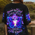 Blessed By God Loved By Jesus Butterfly Women's All Over Print Shirt - Yhhg0501262