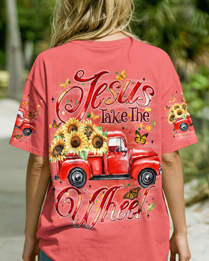 Jesus Take The Wheel Women's All Over Print Shirt - Tyqy1704262
