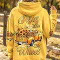 Jesus Take The Wheel Sunflower Women's All Over Print Shirt - Yhhg2601261