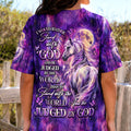 I Would Rather Stand With God Horse Women's All Over Print Shirt  - Tlhg3006261