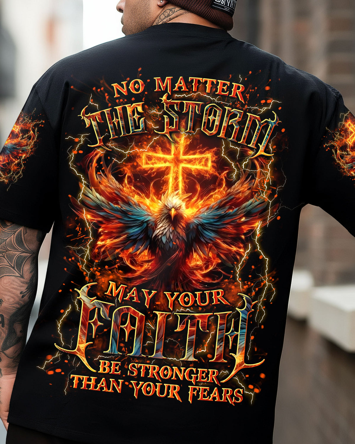 No Matter The Storm Men's All Over Print Shirt - Yhln2111251