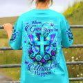 When God Steps In Miracles Happen Women's All Over Print Shirt - Yhhg1202262
