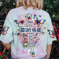 God Says You Are Cross Butterfly Women's All Over Print Shirt - Tlnz2802241