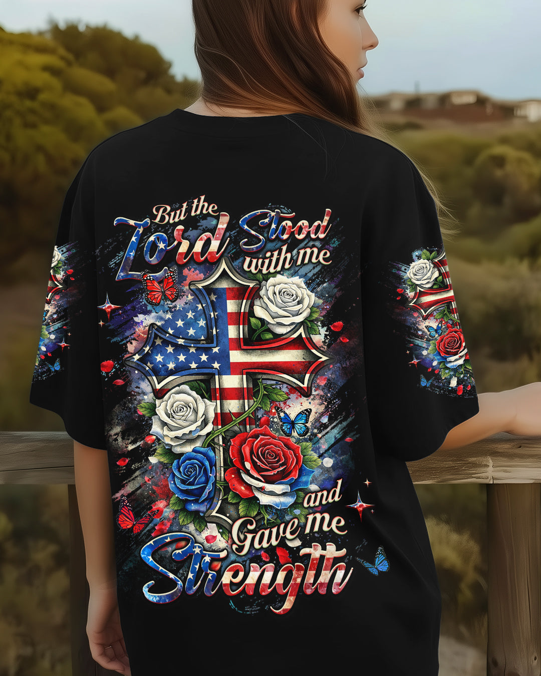 Lord Stood With Me Women's All Over Print Shirt  - Tlhg1803262
