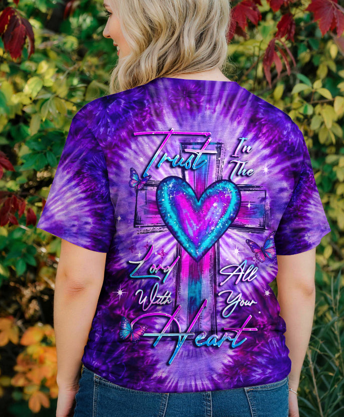 Trust In The Lord With All Your Heart Women's All Over Print Shirt   - Tlhg2004264