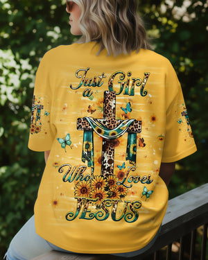 Just A Girl Who Loves Jesus Women's All Over Print Shirt - Yhhg2612251