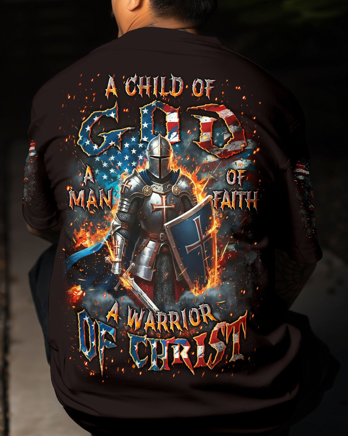 A Warrior Of Christ Men's All Over Print Shirt - Yhln0502261