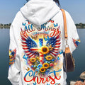 I Can Do All Things Through Christ Wings Sunflower Women's All Over Print Shirt - Tlnz1412234