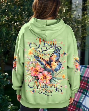 Pray More Worry Less Women's All Over Print Shirt - Yhhg2912251