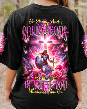 Be Strong And Courageous Women's All Over Print Shirt - Tyqy1812233
