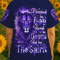 Blessed By God Loved By Jesus Lion Women's All Over Print Shirt - Tyqy3107252