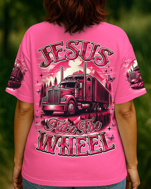 Jesus Take The Wheel Trucker Women's All Over Print Shirt - Tyqy0808253