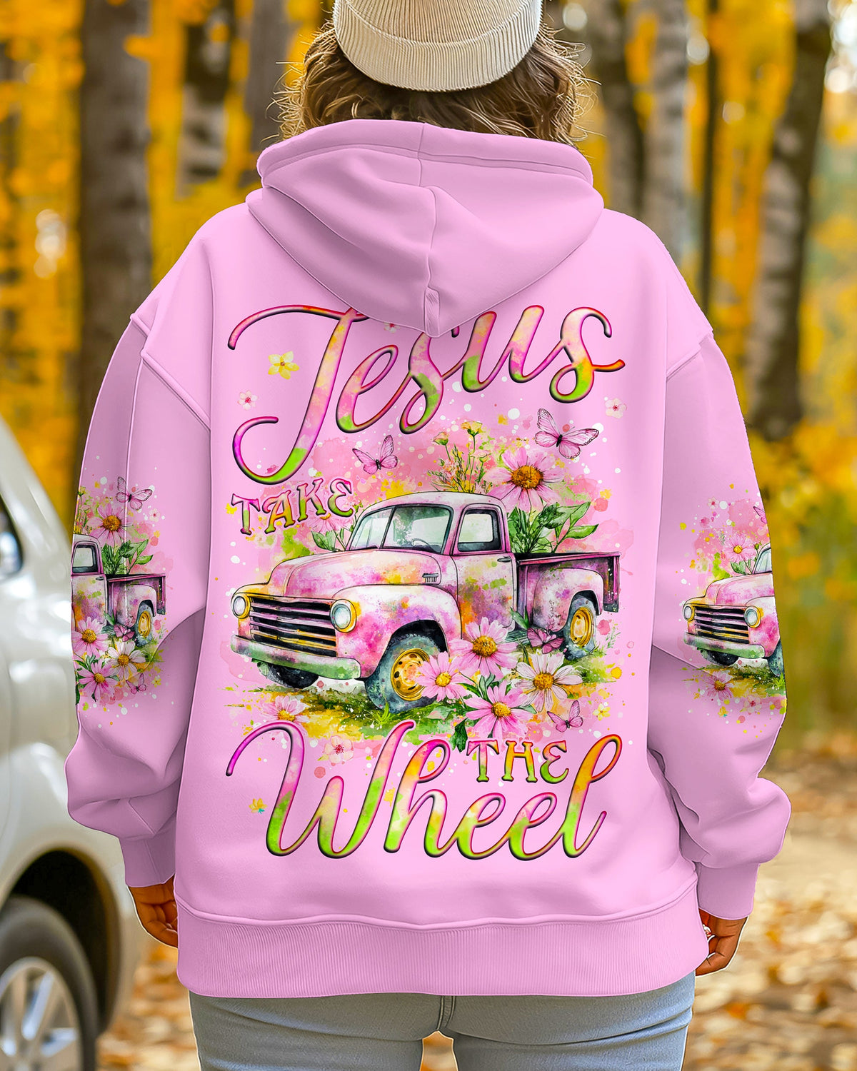 Jesus Take The Wheel Women's All Over Print Shirt - Tyqy1102253