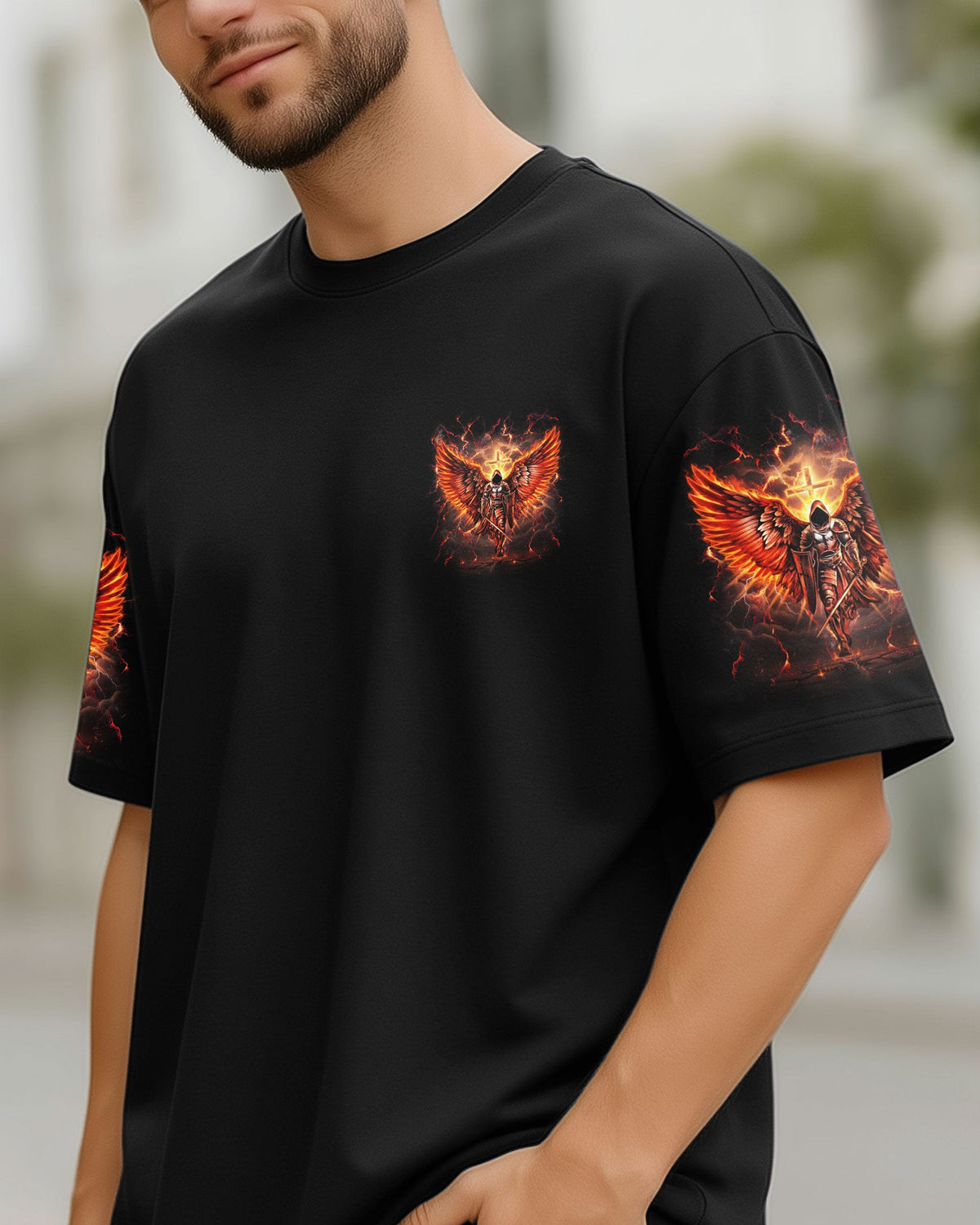 Walk By Faith Not By Sight Warrior Men's All Over Print Shirt - Yhln0901263