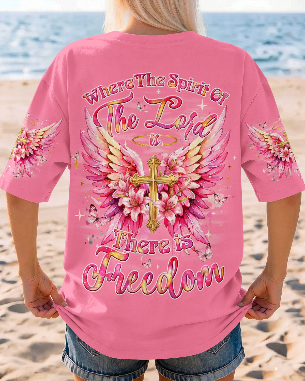 Where The Spirit Of The Lord Women's All Over Print Shirt - Tyqy1606264