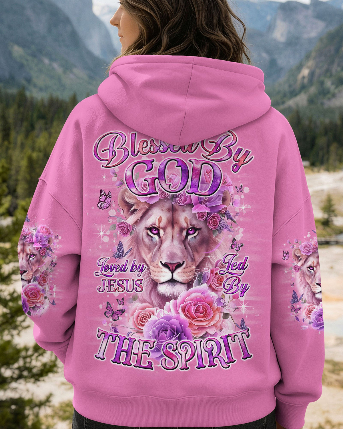 Blessed By God Lion Women's All Over Print Shirt - Tyqy0901262