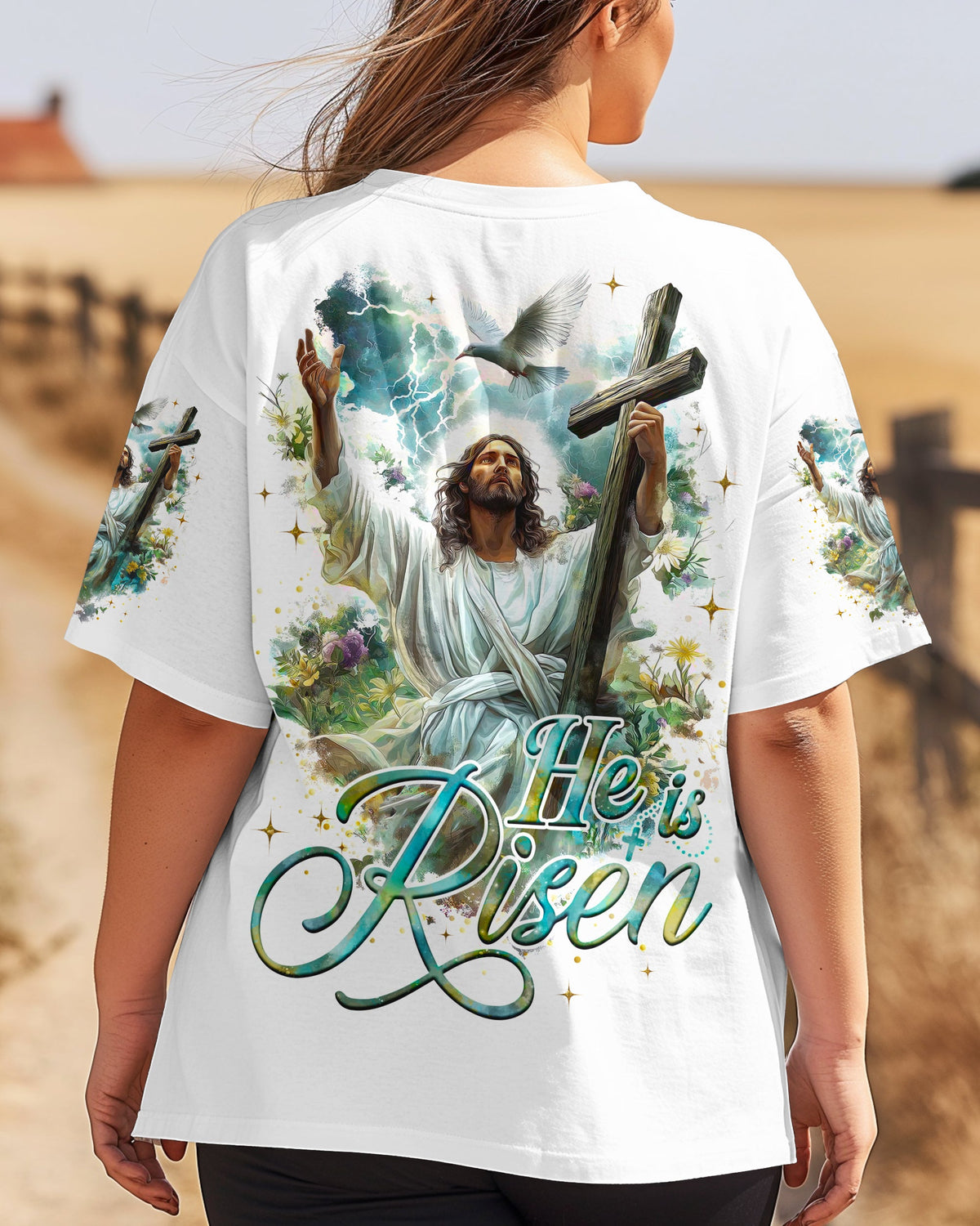 He Is Risen Women's All Over Print Shirt - Tyqy1803251