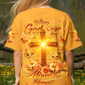 When God Steps In Miracles Happen Women's All Over Print Shirt - Yhhg2302261
