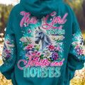 Runs On Jesus And Horses Women's All Over Print Shirt - Tyqy1612234