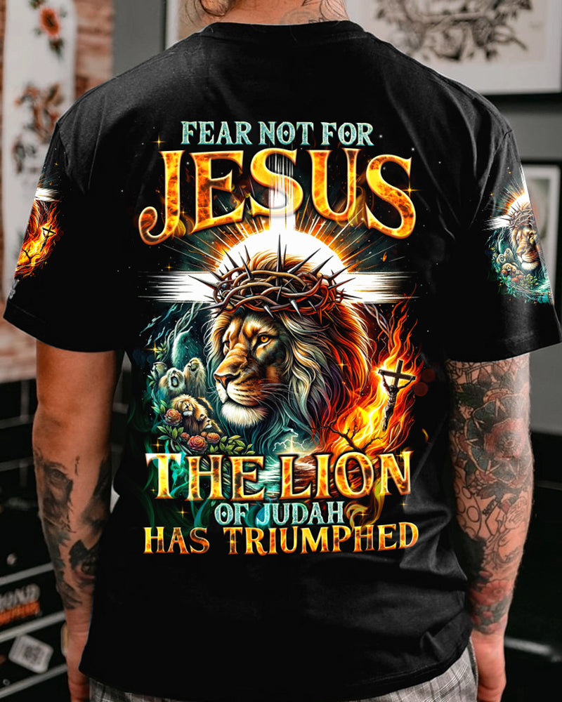 Fear Not For Jesus Men's All Over Print Shirt - Tyqy1701241