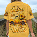 Jesus Take The Wheel Sunflowers Women's All Over Print Shirt - Yhhg1610253
